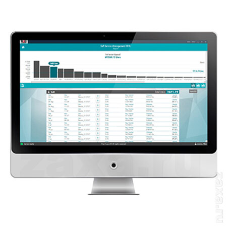 Piusi F00773210 Программное обеспечение Self Service Management, WEB