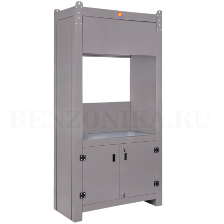 023-1963-C04 Meclube (Италия) - Каркасный шкаф-стойка для 4-х шланговых катушек